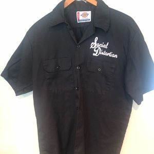 Social distortions button down by Dickies